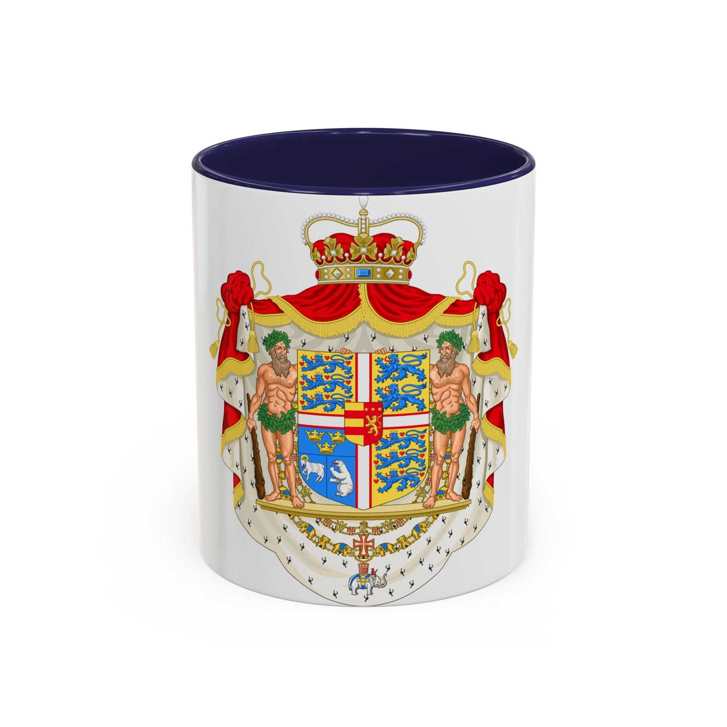 Coat of arms of Joachim, Prince of Denmark - Accent Coffee Mug