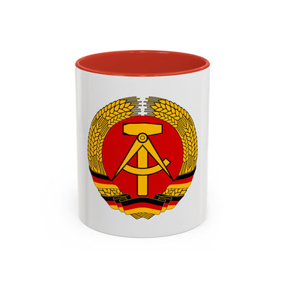 Coat of arms of East Germany - Accent Coffee Mug