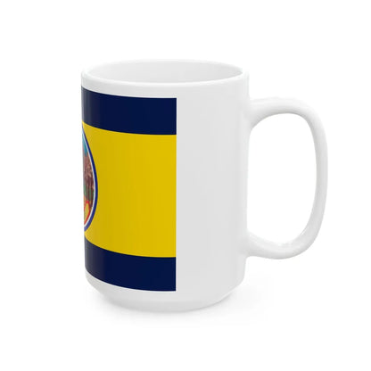 Flag of Petchaburi Province Thailand - White Coffee Mug-Go Mug Yourself