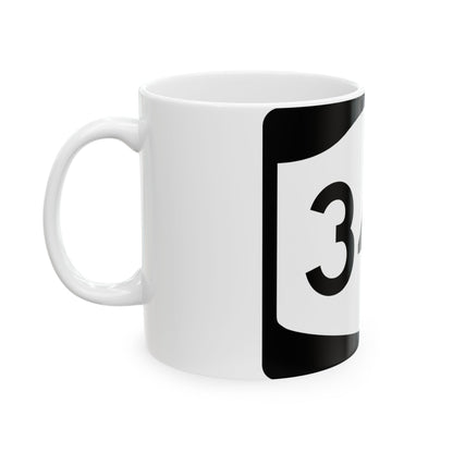 NY-34B (New York) (Road Sign) White Coffee Mug