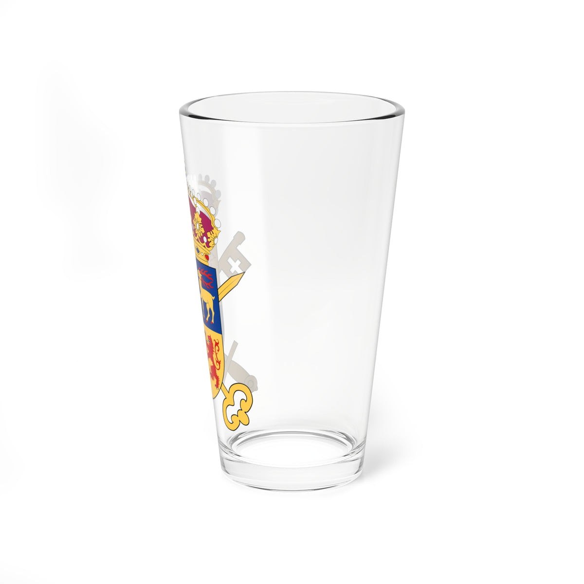 Länsrätten i Kalmar län vapen (Sweden) (Coat of Arms) Pint Glass 16oz