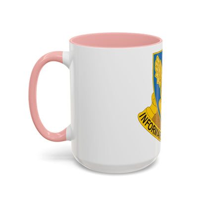 1st Military Intelligence Battalion (U.S. Army) Accent Coffee Mug
