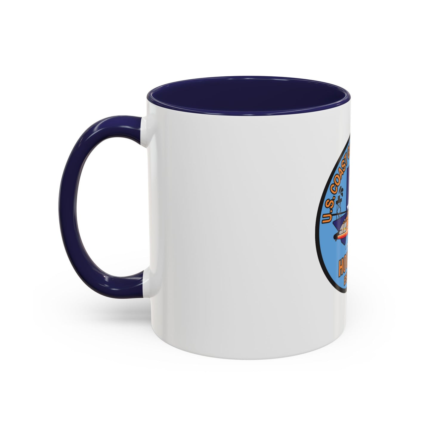USCG Air Station Houston 2 (U.S. Coast Guard) Accent Coffee Mug