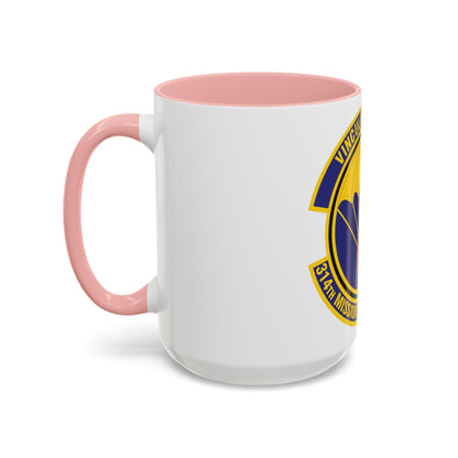 314th Mission Support Squadron (U.S. Air Force) Accent Coffee Mug