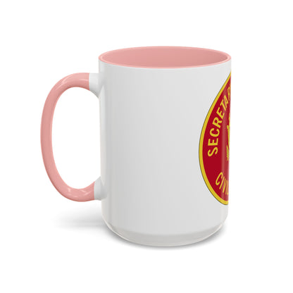 Civilian Aide to the Secretary of the (U.S. Army) Accent Coffee Mug