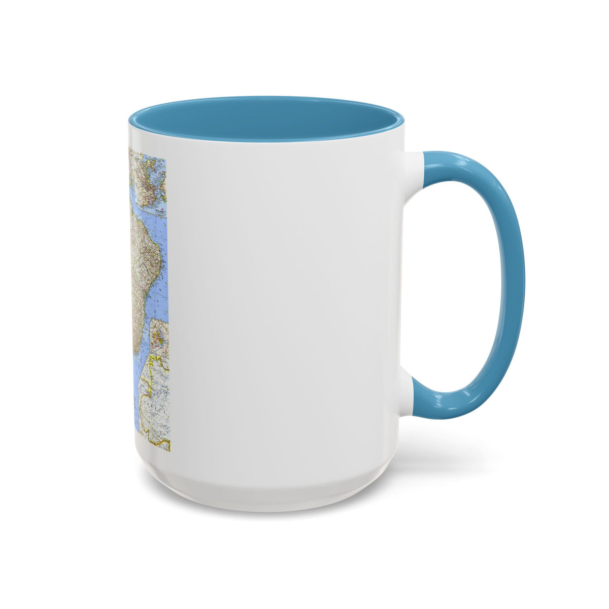 South America - Eastern (1962) (Map) Accent Coffee Mug