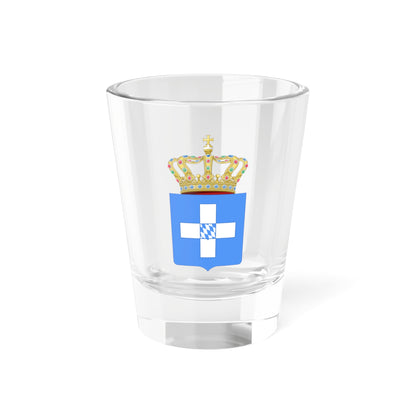 Lesser Coat of Arms of Greece (Wittelsbach) - Shot Glass 1.5oz