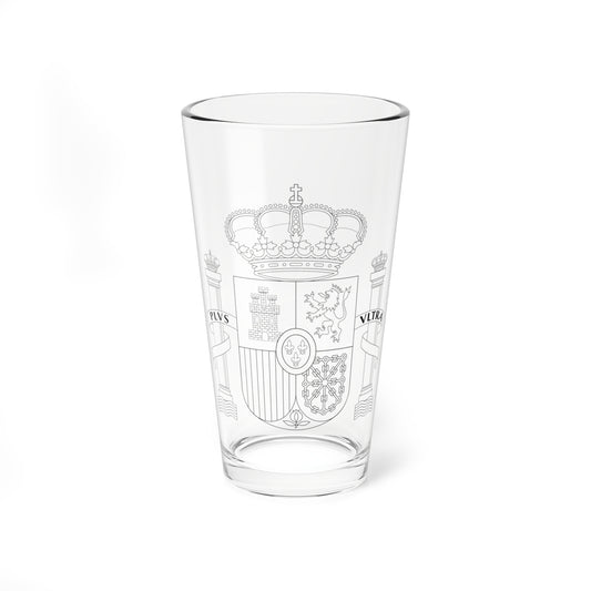 Escudo de España contornos (Spain) (Coat of Arms) Pint Glass 16oz
