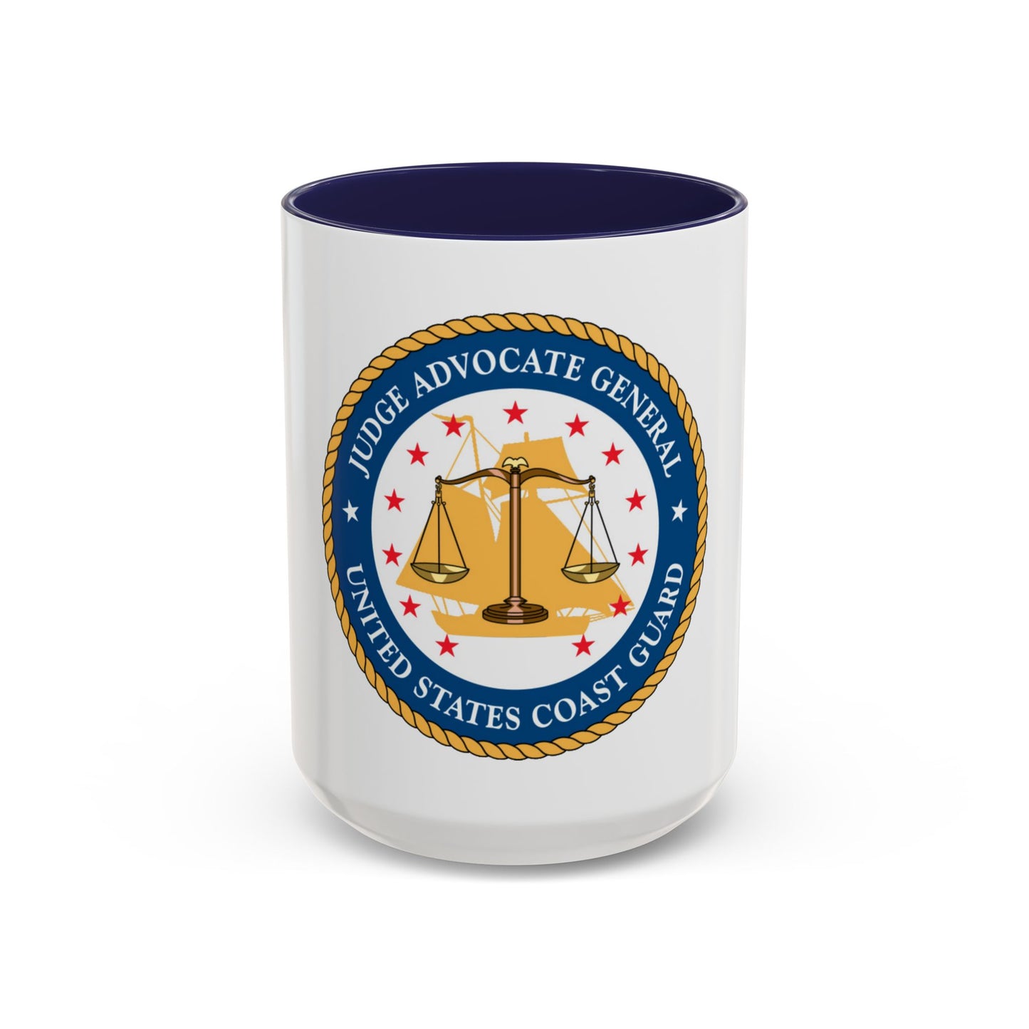 USCG Judge Advocate General (U.S. Coast Guard) Accent Coffee Mug