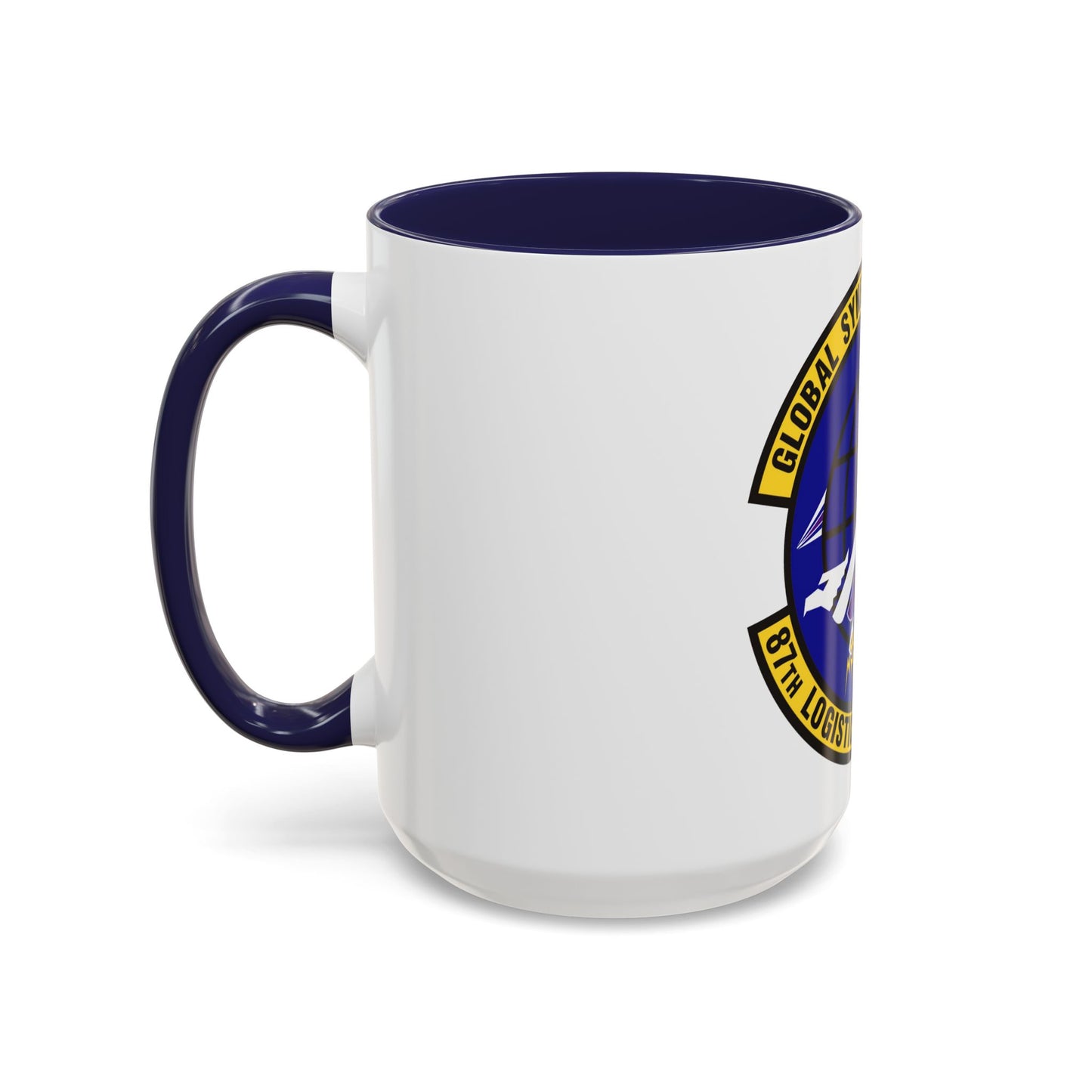 87 Logistics Readiness Squadron AMC (U.S. Air Force) Accent Coffee Mug