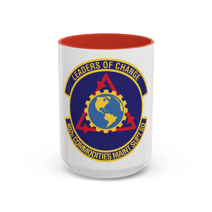 402d Commodities Maintenance Support Squadron (U.S. Air Force) Accent Coffee Mug