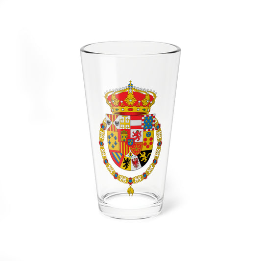 Escudo de Armas de Juan de Borbón (Spain) (Coat of Arms) Pint Glass 16oz