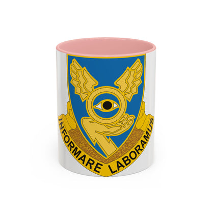 1st Military Intelligence Battalion (U.S. Army) Accent Coffee Mug