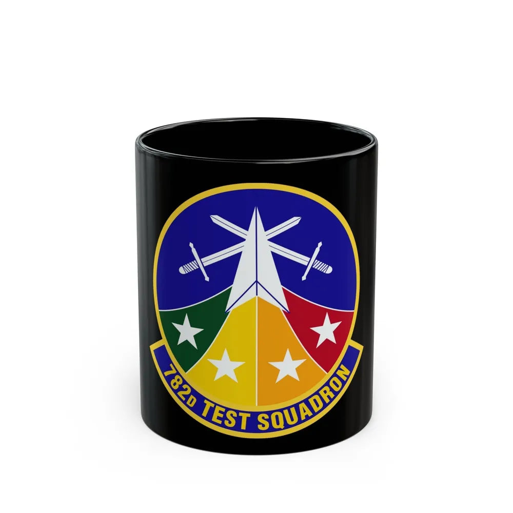 782d Test Squadron (U.S. Air Force) Black Coffee Mug-11oz-Go Mug Yourself