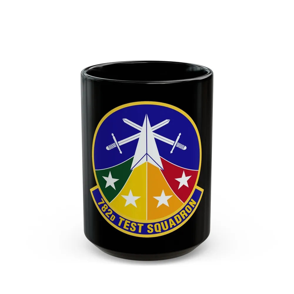 782d Test Squadron (U.S. Air Force) Black Coffee Mug-15oz-Go Mug Yourself