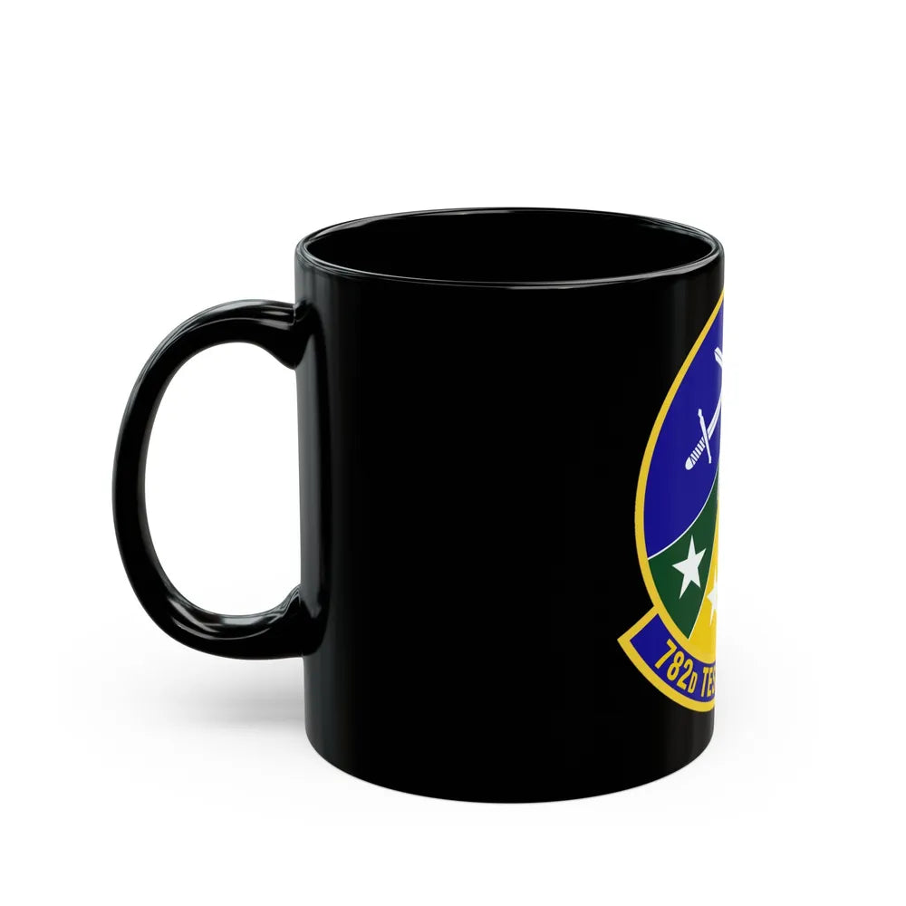 782d Test Squadron (U.S. Air Force) Black Coffee Mug-Go Mug Yourself