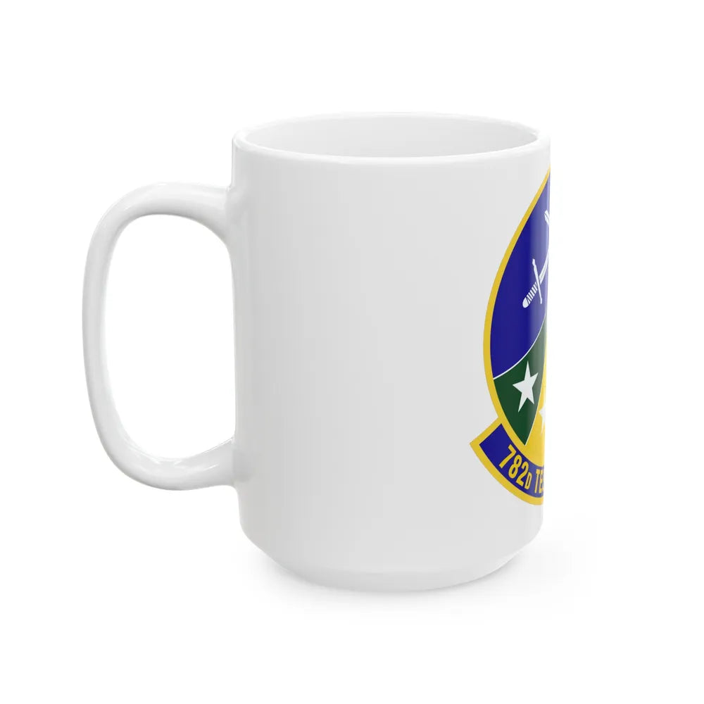 782d Test Squadron (U.S. Air Force) White Coffee Mug-Go Mug Yourself