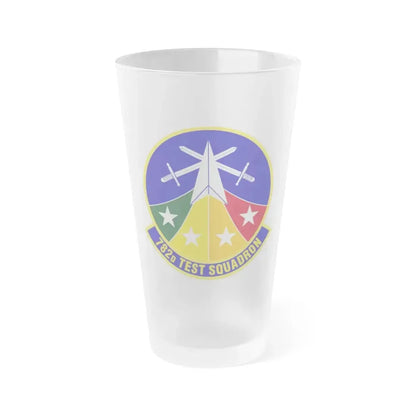 782d Test Squadron (U.S. Air Force) Frosted Pint Glass 16oz Default Title - Go Mug Yourself