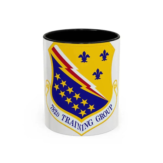 782d Training Group (U.S. Air Force) Accent Coffee Mug 11oz Black - Go Mug Yourself