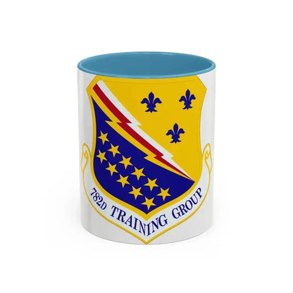 782d Training Group (U.S. Air Force) Accent Coffee Mug 11oz Light Blue - Go Mug Yourself