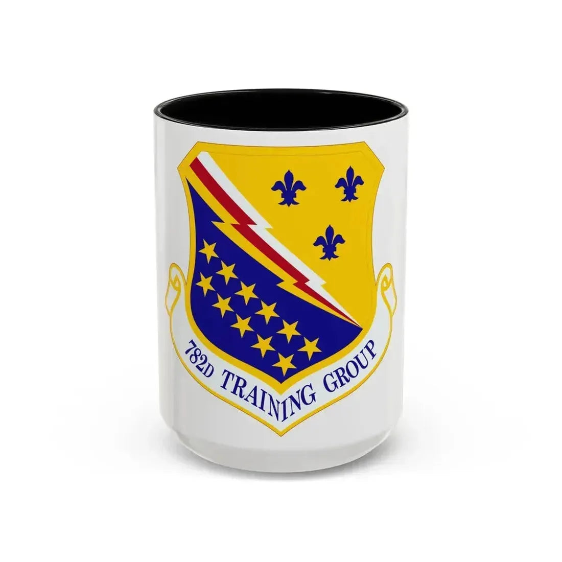 782d Training Group (U.S. Air Force) Accent Coffee Mug 15oz Black - Go Mug Yourself