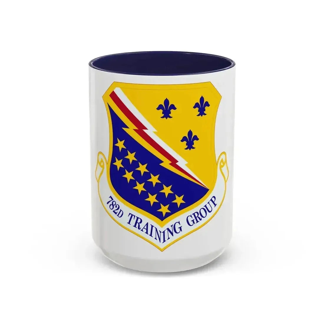 782d Training Group (U.S. Air Force) Accent Coffee Mug 15oz Navy - Go Mug Yourself