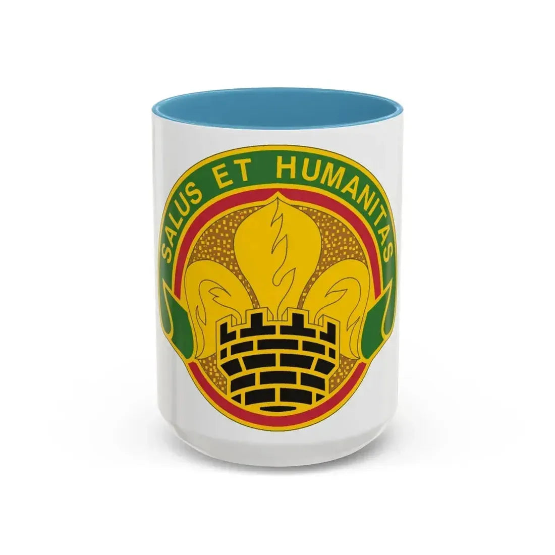 783 Military Police Battalion (U.S. Army) Accent Coffee Mug 15oz Light Blue - Go Mug Yourself