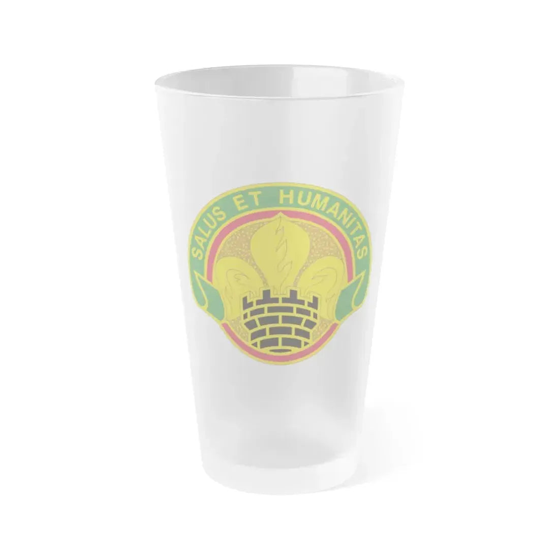 783 Military Police Battalion (U.S. Army) Frosted Pint Glass 16oz Default Title - Go Mug Yourself