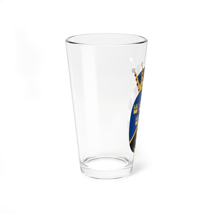 Prinsessan Ingeborg vapen (Sweden) (Coat of Arms) Pint Glass 16oz