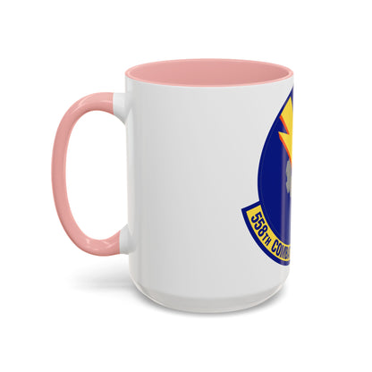 558th Combat Sustainment Squadron (U.S. Air Force) Accent Coffee Mug