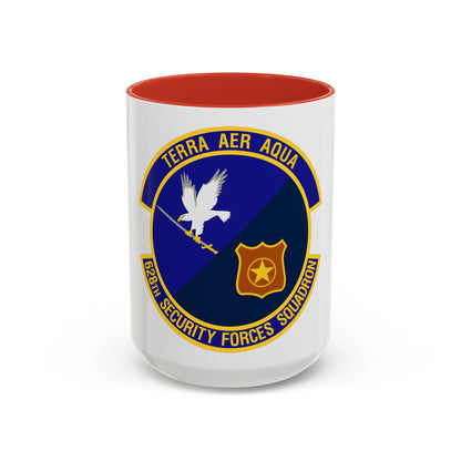 628th Security Forces Squadron (U.S. Air Force) Accent Coffee Mug