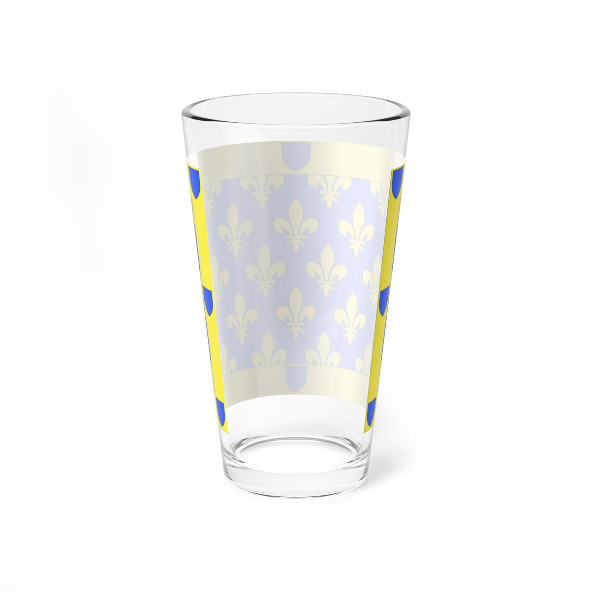 Drapeau fr departement Ardeche (France) Pint Glass 16oz