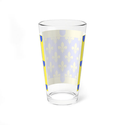 Drapeau fr departement Ardeche (France) Pint Glass 16oz