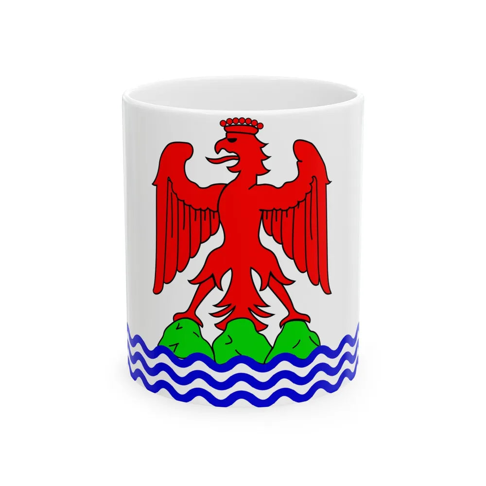 Flag of Alpes Maritimes France 2 - White Coffee Mug-11oz-Go Mug Yourself