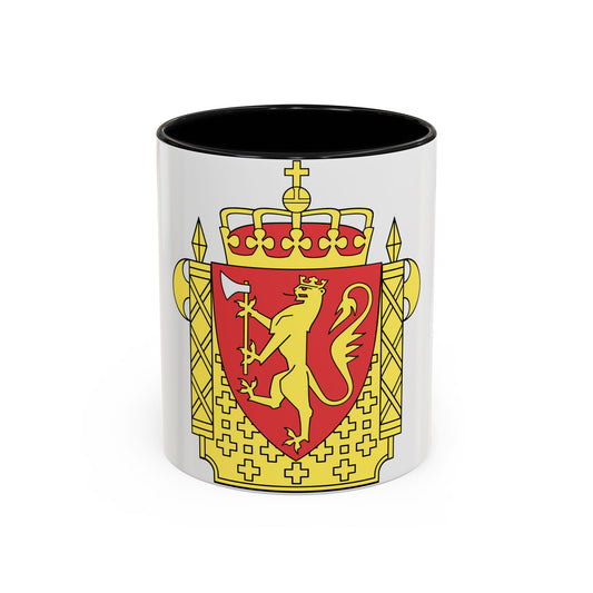 Coat of arms of the Norwegian Police Service - Accent Coffee Mug