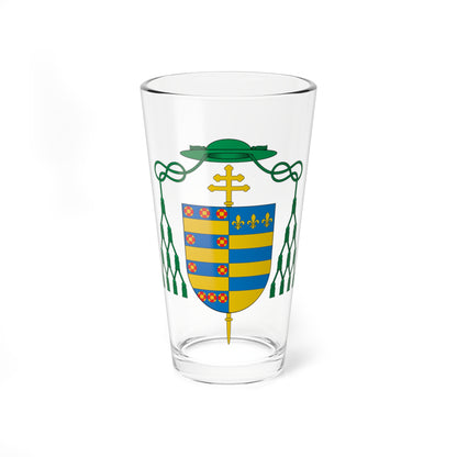 Escudo de Fernando Valdés y Llano (Spain) (Coat of Arms) Pint Glass 16oz