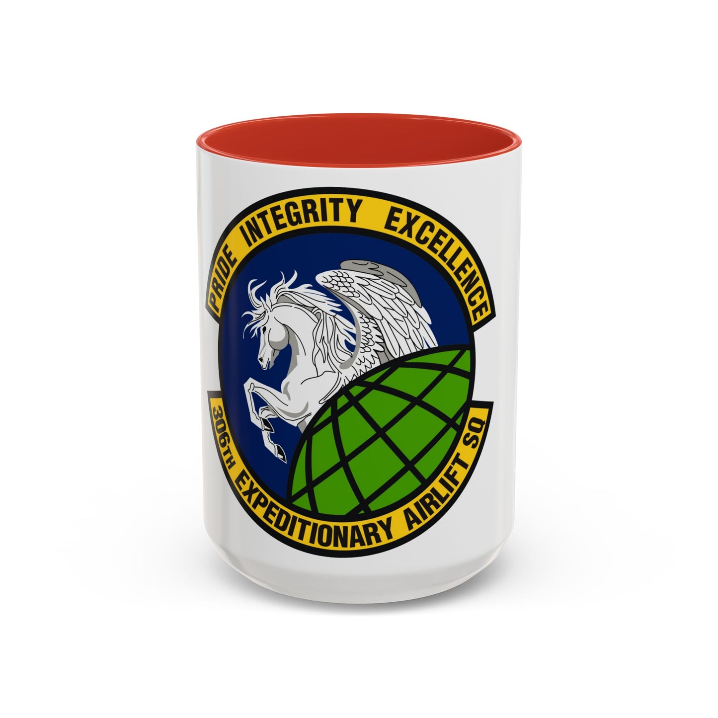 306th Expeditionary Airlift Squadron (U.S. Air Force) Accent Coffee Mug