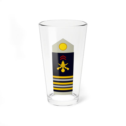 Army FRA OF 04 (Military Rank) Pint Glass 16oz