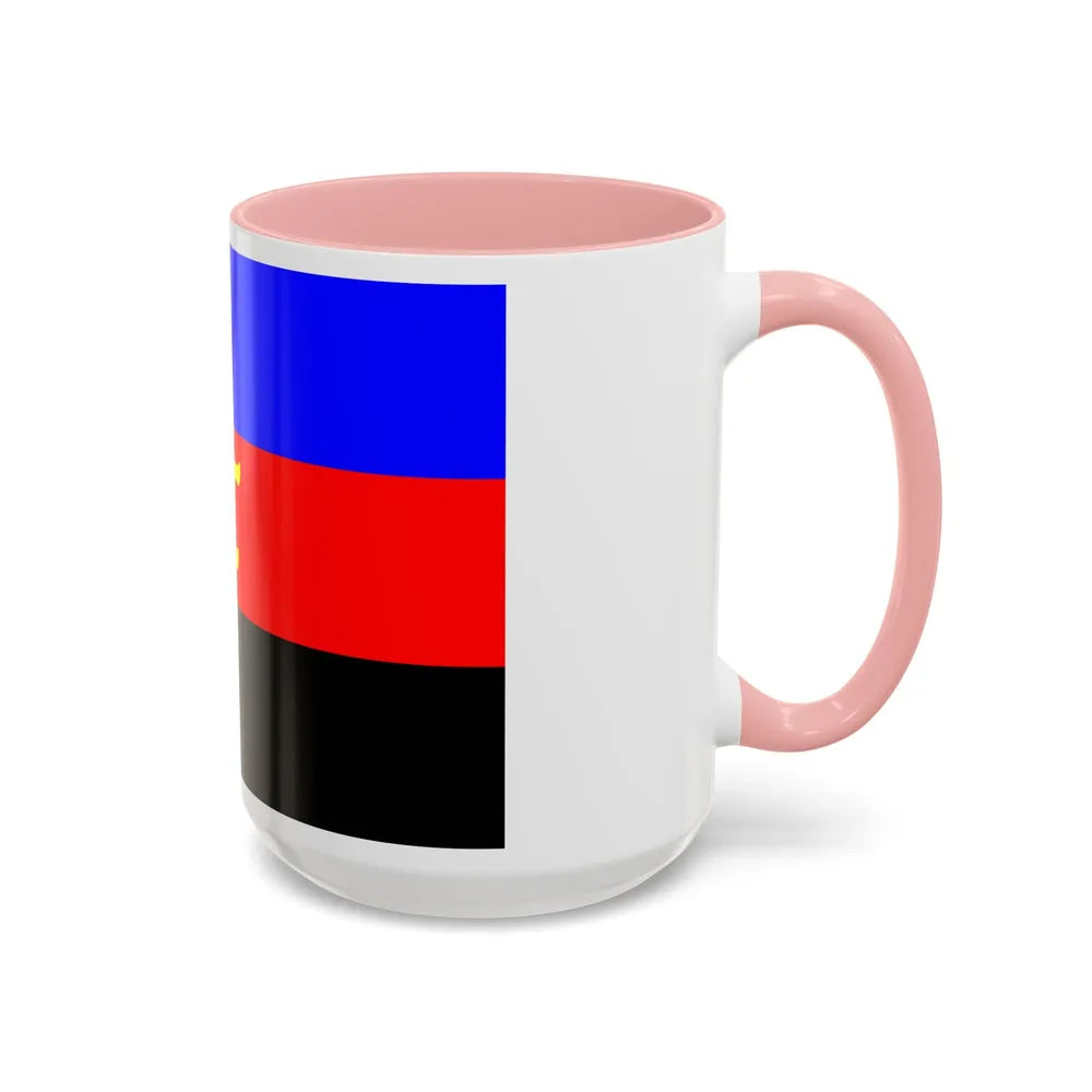 Polyamory Pride Flag - Accent Coffee Mug-Go Mug Yourself