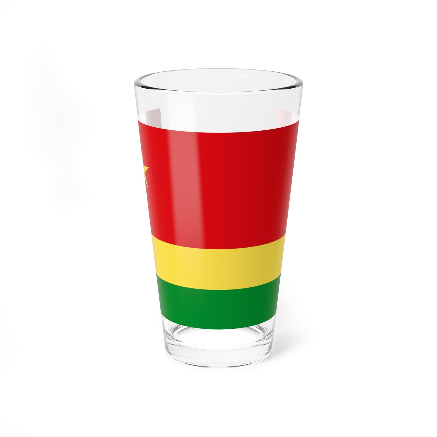 Proposed flag of Reunion Nationalist movement (France) Pint Glass 16oz