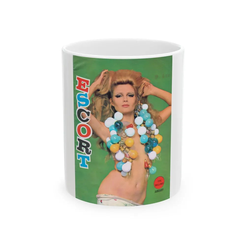 Pamela Tiffin #184 - Mag. Cover (Vintage Female Icon) White Coffee Mug-11oz-Go Mug Yourself