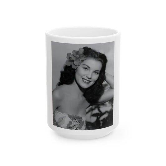 Debra Paget #49 1 (Vintage Female Icon) White Coffee Mug-15oz-Go Mug Yourself