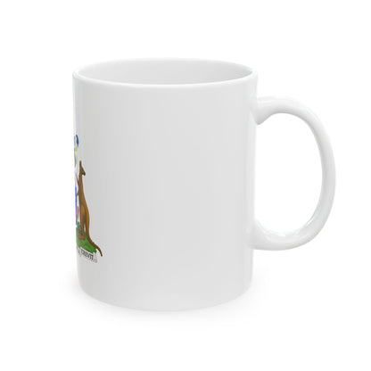 Coat of Arms Hobart Australia - White Coffee Mug