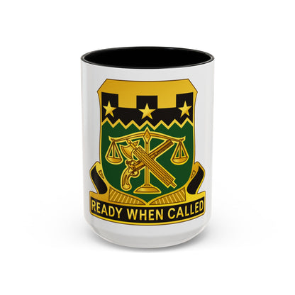 105 Military Police Battalion (U.S. Army) Accent Coffee Mug