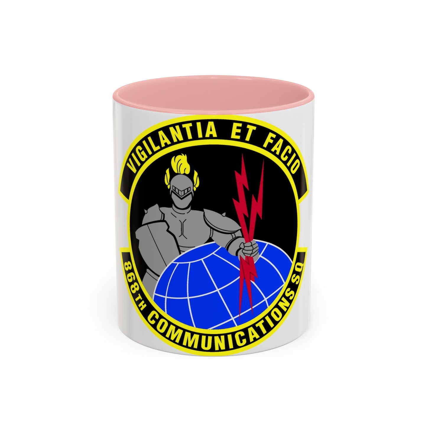 868th Communications Squadron (U.S. Air Force) Accent Coffee Mug