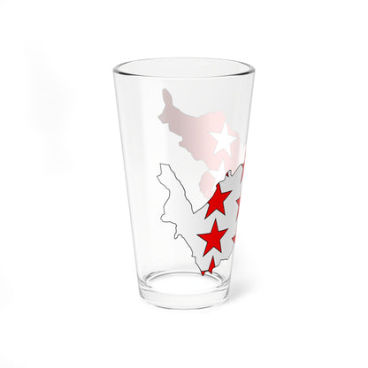 Canton du Valais (Switzerland) Pint Glass 16oz