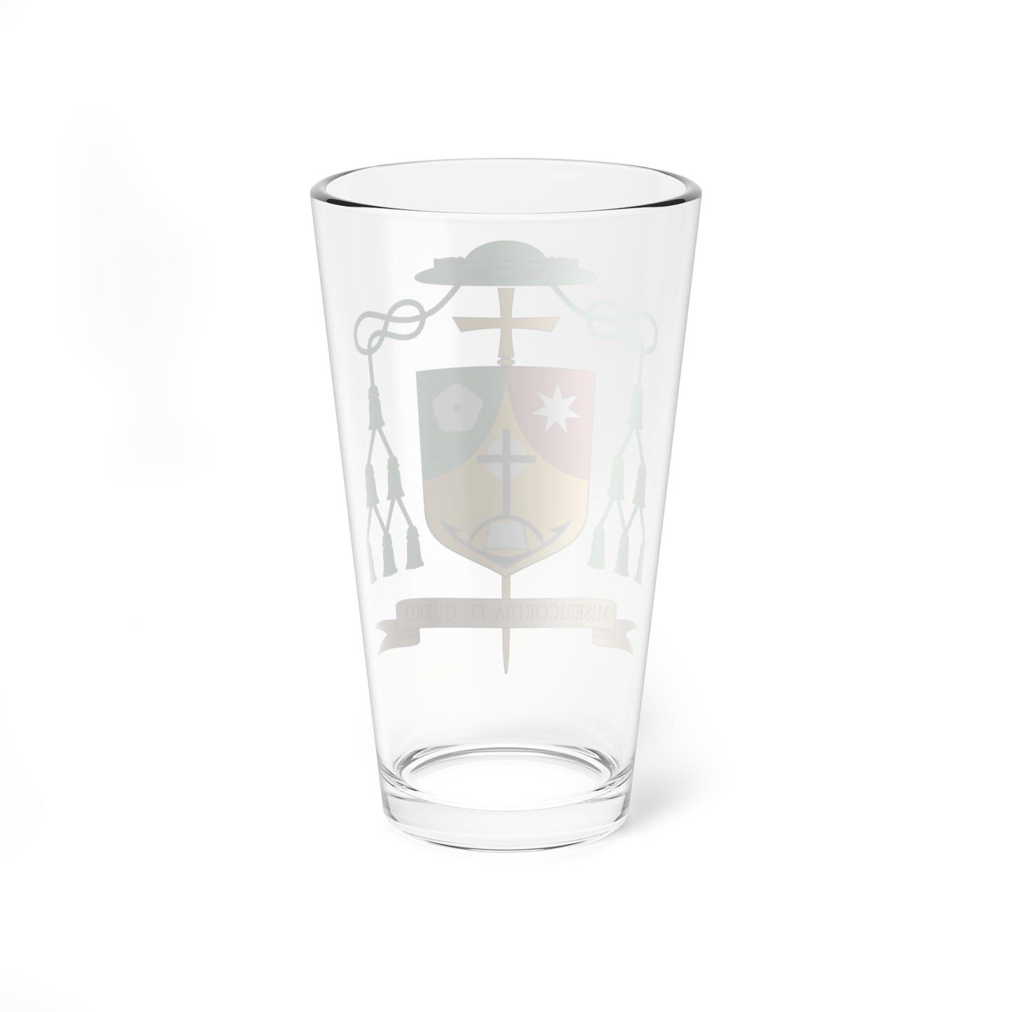 Escudo de Armando Martín Gutiérrez (Spain) (Coat of Arms) Pint Glass 16oz