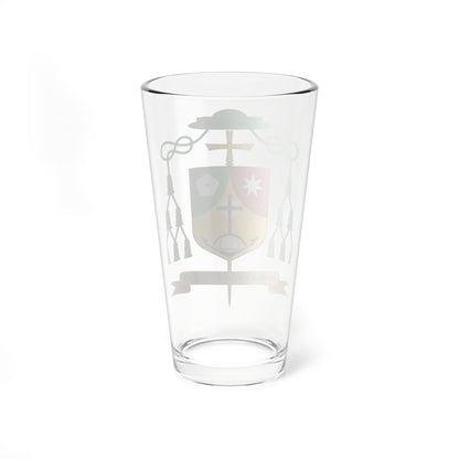Escudo de Armando Martín Gutiérrez (Spain) (Coat of Arms) Pint Glass 16oz