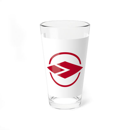 Flag of Ageo Saitama (Japan) Pint Glass 16oz
