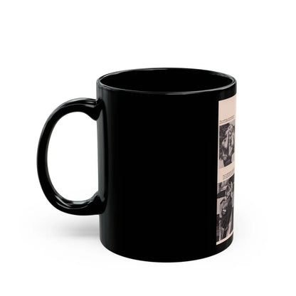 Eve Meyer #26 (Vintage Female Icon) Black Coffee Mug-Go Mug Yourself